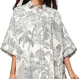 Women Cotton Straight Printed Shirt-picture-24