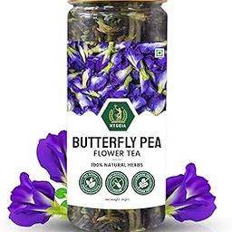 HYGEIA Butterfly Pea Flower Tea | 100% Natural Herbal Detox | Super Antioxidant & Brain Health | Aparajita Shankhpushpi | Caffeine-Free | 30g (60 Cups) | Blue Tea for Relaxation & Wellness-picture-23