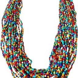 20 layer handmade beaded multilayer necklace-image-19