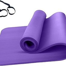 Ubervia 72 * 24 Inches Yoga Mat10mm Thicknness Exercise Mats with Storage Band and Mesh Bag for Yoga Lovers Pregnant Women Kids Old People Hikers Travelers-image-50