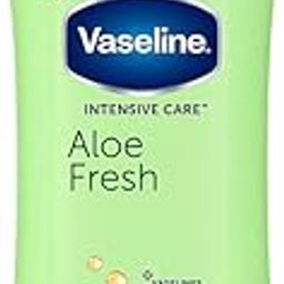 Vaseline Intensive Care Aloe Fresh Hydrating Body Lotion 400 ml, Daily Moisturizer for Dry Skin, Gives Non-Greasy, Glowing Skin - For Men & Women-18