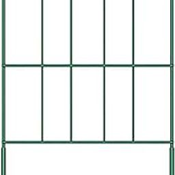 UJEAVETTE Garden Fence Panel Section Panels Stairs Landscape Porch Metal Border Edging-image-67