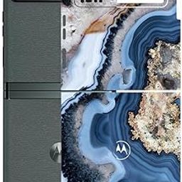 AtOdds - Compatible for Motorola RAZR 40 (5G) - Mobile Back Skin Sticker - Lamination - Back Screen Guard Protector Film Wrap (Coverage - Back+Camera+Sides) (Design - Floor Marble)-image-87