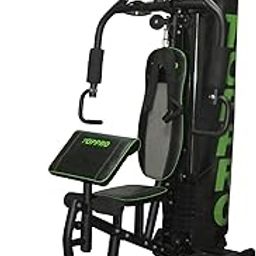 TOPPRO Fitness Multi Home Gym X-Power | Multi Home Gym | Home Gym Set | Single Station Home Gym | Home Gym Machine | German Designed | Taiwan Certified | Imported, Mild Steel, Neon & Black-10