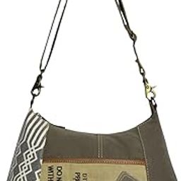 Vintage Crossbody Bag for Men & Women – Handmade Travel Sling Bag with Upcycled Canvas & Leather | Eco-Friendly Daily Shoulder Bag | Multiple Pockets | Lightweight | Made in India-picture-17