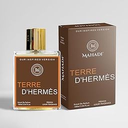Terre D' Eau De Parfum Unisex | Mahadi Perfumes | Long Lasting 100ml | Woody spicy fragrance | Earthy citrus | Vetiver and cedar notes | Bold and fresh aroma | Luxury unisex perfume | Signature Hermès scent | Iconic fragrance | Designer perfume 2025 | Daily wear signature scent-image-46