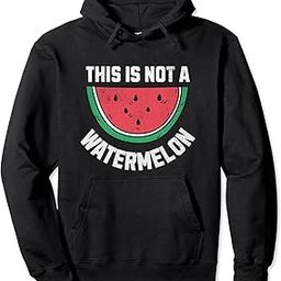 This is Not a Watermelon Palestine Free Palestinian Unisex Hooded Sweatshirt Printed Non-Zipped with Convenient Kangaroo Pockets Hoodie for Men/Women (AH1734)-image-20