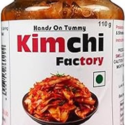 HANDS ON TUMMY Kimchi Factory - Red Kimchi - Spicy Korean (Probiotic + Prebiotic) Pickle For Gut Health - (110 Grams)-image-64