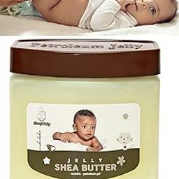 EBONY BABY (USA Brand) SHEA BUTTER PETROLEUM JELLY, pH 5.5 No allergy to skin - 368 gm-1