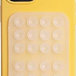 OCTOBUDDY MAX Silicone Suction Phone Case Adhesive Mount - Hands-Free, Strong Grip Holder for Selfies and Videos - Durable, Easy to Use - iPhone and Android Compatible - 2.6″ x 3.9″, Transparent-13