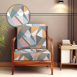 AMAZON BASICS – Printed Wooden Sofa Cover Pack of 6 | 60 x 60 cm | Pink & Blue | 140 GSM Polyester Plush Fabric-image-57