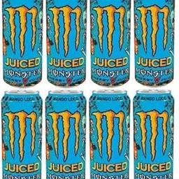 Monster Energy Mango Loco 500ml Can , (Pack of 8 Cans X 500ml each )-19