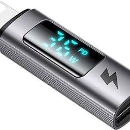 INICIO USB C to 8 Pin iPhone Digital Display Adapter, 36W Type C to Light.ning PD Fast Charging Power Tester for iPhone 14 13 12 11 Pro XS iPad 9 8 7 Airpods etc-80