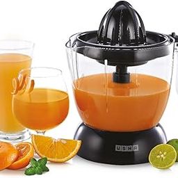 Usha Citrus Press 30 Watt (1.0 L) Juicer 2 two pulp filters & 2 year warranty (Black)-14