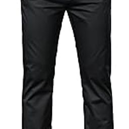 Men's Trousers Light Business Style Slightly Stretch Straight Leg Pants for Outdoor Casual Daily Trouser II Men's Regular Casual Pants Trouser (Trouser 126)-image-17