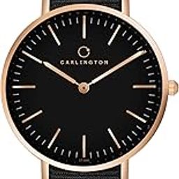 Iconic Analog Womens Watch 33mm case Diameter with Nylon Strap - CT 2045 Black-53