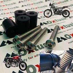 Oxtusk Front Mudguard Fender Riser for Royal Enfield Himalayan, Interceptor, Continental GT (Alloy Steel)-9