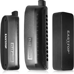EAST TOP 12 Hole Chromatic Harmonica C Key Mouth Organ for Adults and Professionals with Unique Modern Design ET12, Black Cover-picture-16