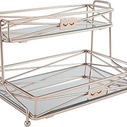 Home Details 2 Tier Vanity Tower, Rose Gold-image-4