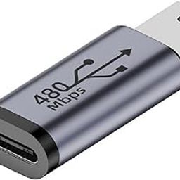 Tobo USB C to Mini USB Adapter Type C Female to Mini USB 2.0 Male Convert Connector Support Charge & Data Sync Compatible Hero 3+ MP3 Players Dash Cam, Digital Camera,etc-TD-1174TC Pack of 1-image-12