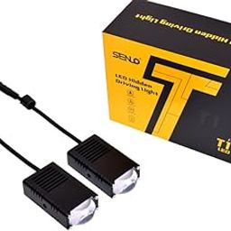 FlyPico T1 Hidden Drive Mini Projector Fog Light Bar, High Power White/Yellow LED with On/Off Switch, Universal for Cars, Bikes, Scooty – Set of 2 Pieces, Compact Design, Dual Color Beam-18