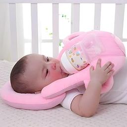 DECRONICS Baby Portable Self Baby Bottle Feeding Pillow Detachable with Bottle Cover-image-8