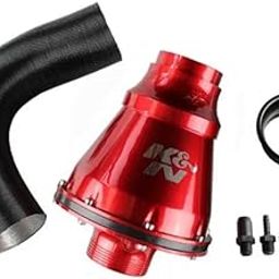 RED K N Apollo AIR Intake Filter K N Apollo Flow Air Filter Universal Air Intake Kit System CIS (Closed Intake System) Suitable For All Cars-image-39