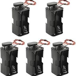 WMYCONGCONG Pack of 5 4 x 1.5 V AA Battery Holder with Standard Snap Connector and Hard Plastic Housing T Type Wire (4AA)-picture-20