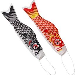 LICHTS® 150cm Various Japanese Windsock Carp Flag Koi Nobori Sailfish Red and Black|Home & Garden | Yard, Garden & Outdoor Living | Garden Decor| Windmills & Wind Spinners-image-68
