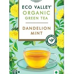 Eco Valley Organic Green Tea - Dandelion Mint - 25 Tea Bags | Grown in Nilgiris | Zero Calories | All Natural | Rich in Antioxidant-picture-17