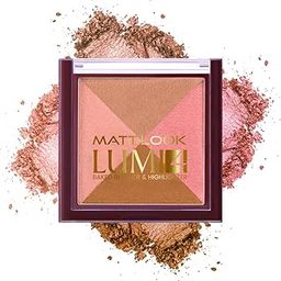 MATT LOOK Lumi 4 Glow Baked Blusher & Highlighter | Radiant Shine, Lightweight & Silky Texture, Fine Pearls for Maximum Glow | Face & Eye Highlighter, Fresh Glow - 7.5gm (Pack of 1)-image-12