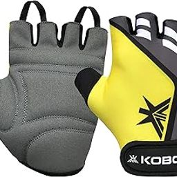 Kobo WTG-28-XL Lycra-Spandex Weight Lifting Gym GlovesXL (Multicolour)-14