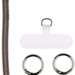 Merishopp Phone Lanyard Tether Stretch Phone Leash for Fishing Hiking Fathers Day Gift Black|Cell Phones & Accessories | Straps & Charms|1 Phone Lanyard Tether with Patch-image-55