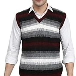 Muskan Knitwear Mens Half Woolen Sweater-image-10
