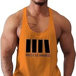 BAB Men's Regular Sleeveless Polyester Vest | Gym Vest | Muscle Armed Printed | Sando Sports wear-image-60