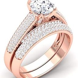14k (585) Rose Gold Ring for Women-image-68