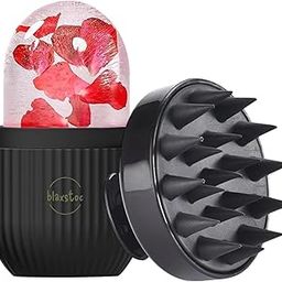 BLAXSTOC Face Ice Roller Massager, Ice Cube Roller For Face, Eyes And Neck Naturally Conditioning And Skin with Hair Scalp Massager- (Combo Pack 2)-picture-24