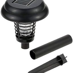 meniga Garden Lighting UV LED Solar Powered LED Mosquito Trap/Bug Zapper (2 Pc)-image-39