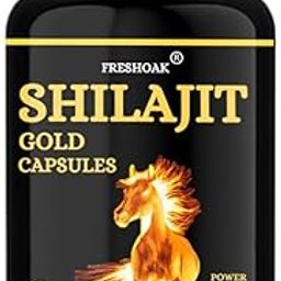 Freshoak Shilajit Gold Capsules for Men | Power, Stamina & Strength | Natural Energy Booster with Pure Shilajit, Ashwagandha, Safed Musli & Gokshura | 60 Veg Capsules (Pack 1)-image-54