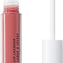 e.l.f. Lip Lacquer, Nourishing, Non-Sticky Ultra-Shine Lip Gloss With Sheer Color, Infused With Vitamins A & E, Vegan & Cruelty-Free, Wild Rose-48