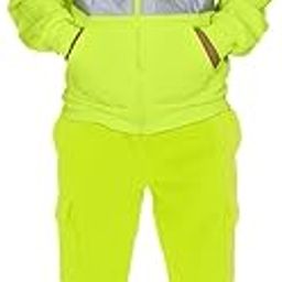 Men's Autumn Sanitation Workers Reflective Stripes Work Clothes Two-piece Suit Comfortable Breathable-image-32