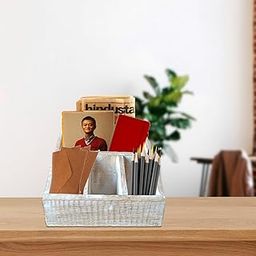 AMH OVERSEAS Hamara Home Wooden Letter Rack Magazine Rack Newspaper Rack Organizer Office Accessories Envelopes Holder-image-56