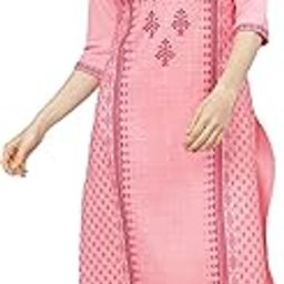 Polyester Women's Regular Fit Printed Threeforth Sleeve Kurta-picture-49