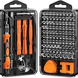 VOWEL'S 115 in 1 Interchangeble Multipurpose Mini Screwdriver Set Magnetic Slot Wrench Bits Repair Tools Kit Set Combination Screwdriver Set for Home Appliance,Laptop,Mobile,Computer-image-98