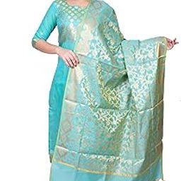 Unstitched Jacquard Salwar Suit Dupatta Material-image-92