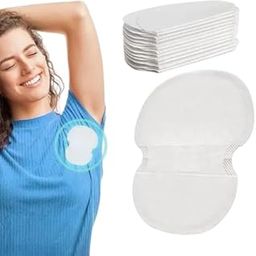 Disposable Underarm Sweat Pads, White, Pack of 24-40