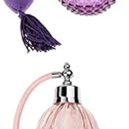 bnf® 2pcs Vintage Empty Glass Perfume Bottle with Long Atomizer Spray Pump 100ml|Collectibles | Vanity Perfume & Shaving | Perfumes | Decorative Glass/Crystal-11