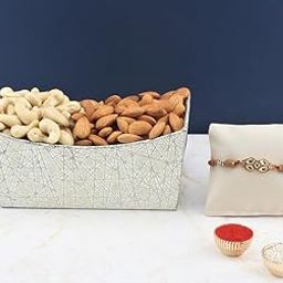 SFU E Com Dry Fruit Hamper For Rakshabandhan Gift | Dry Fruit And Rakhi For Brother | Dry Fruit Basket Hamper | 149-98