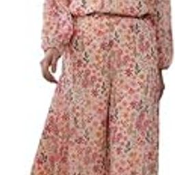 Women's Georgette Floral Regular Co-ord Set-picture-6