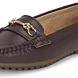 karaddi Women's Stylish Casual Loafers | Comfortable Slip-On Flat Shoes with Bow Design & Soft Sole for Daily Footwear-picture-25